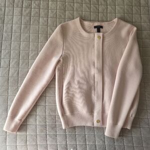 J.Crew Merino Wool Pink Cardigan Sweater Jacket Size S